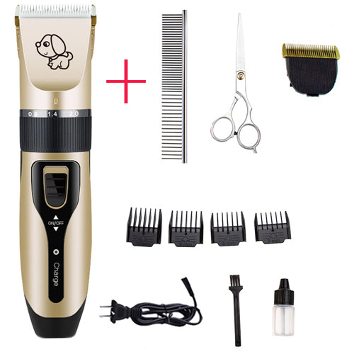 Dog Hair Clipper Pet Grooming Trimmer USB Rechargeable