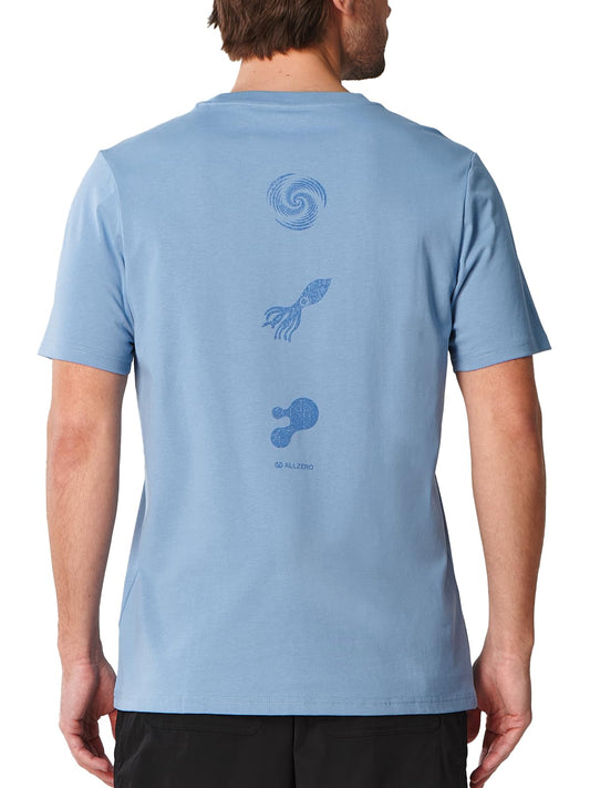 ALLZERO 남성 헤비웨이트 그래픽 반팔 티셔츠 릴렉스핏