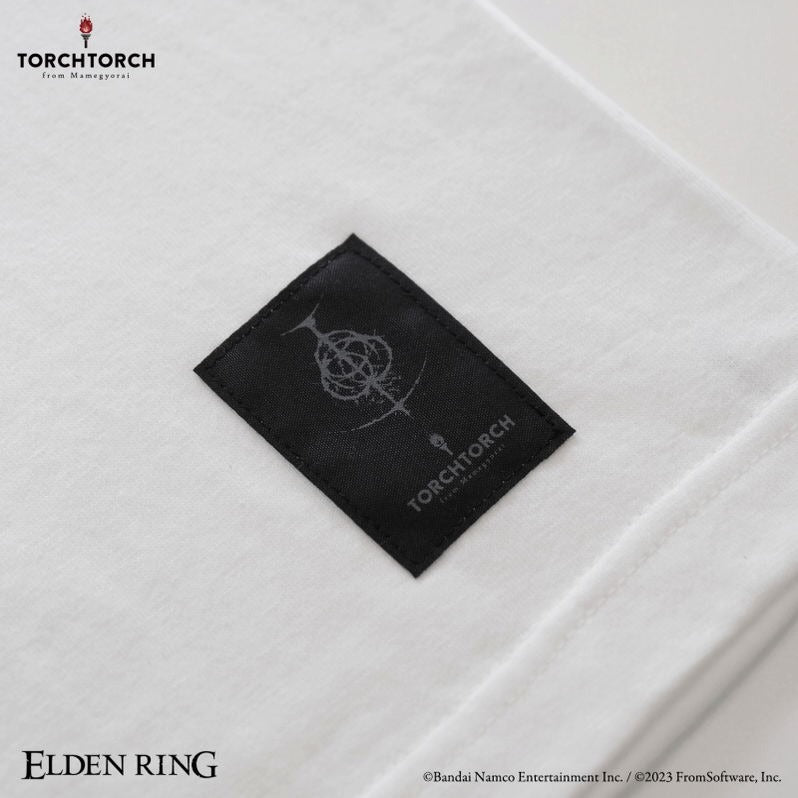 Elden Ring × Torch Torch 블라이드 하프 울프 티셔츠 잉크 블랙 L 일본판