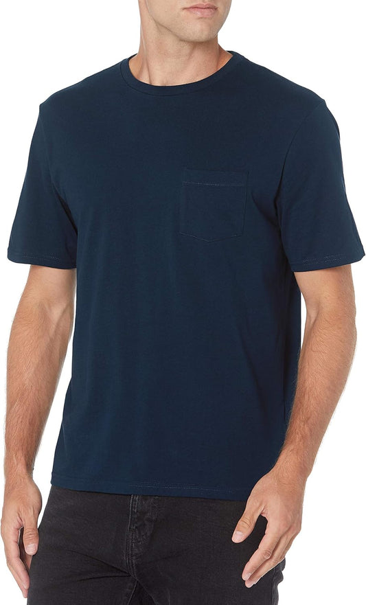 Amazon Essentials 남성 포켓 반팔 티셔츠 2팩 레귤러핏