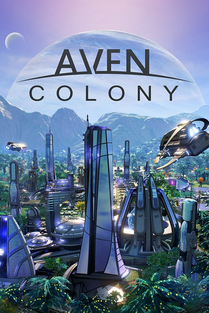 에이븐 콜로니 Xbox 신규 계정 외계 행성 도시 건설 전략 게임 플레이 화면 / Aven Colony Xbox new account alien planet city building strategy gameplay screen