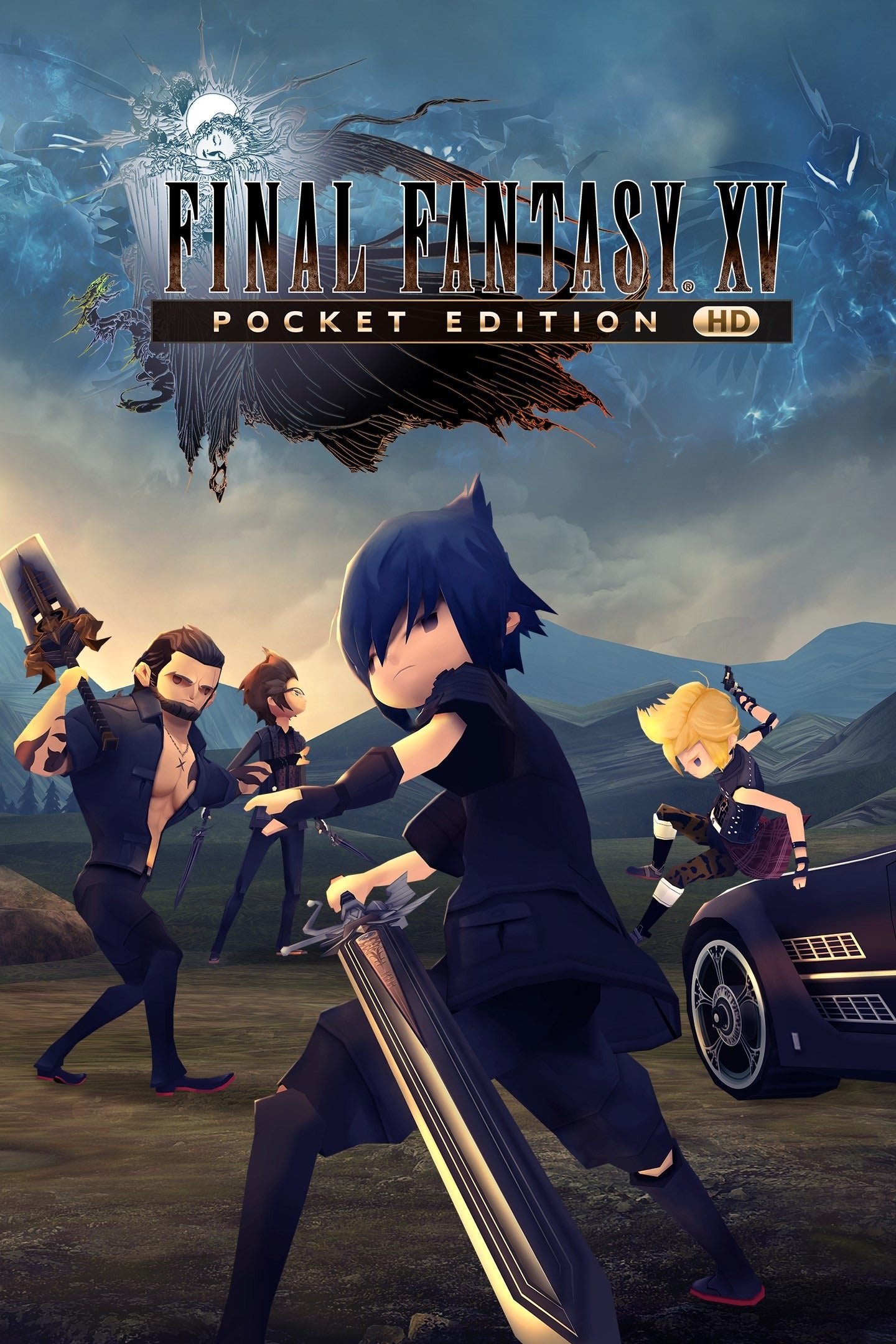 파이널 판타지 15 포켓 에디션 HD Xbox 신규계정 SD 캐릭터 액션 RPG 전투 화면 / FINAL FANTASY XV Pocket Edition HD Xbox new account chibi action RPG combat gameplay screen
