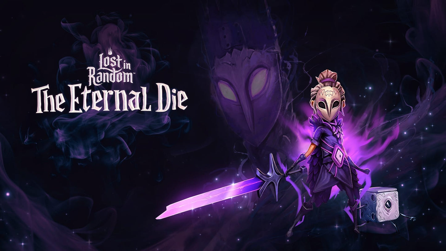 로스트 인 랜덤 더 이터널 다이 에디션 Xbox Series X|S PC 다이스 기반 액션 어드벤처 게임 플레이 화면 / Lost in Random The Eternal Die Edition Xbox Series X|S PC dice-based action adventure gameplay screen