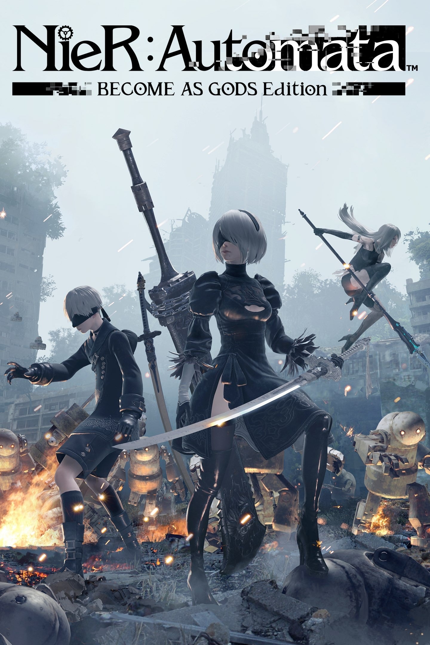 니어 오토마타 비컴 애즈 갓즈 에디션 Xbox 신규 계정 액션 RPG 게임 플레이 화면 / NieR Automata Become as Gods Edition Xbox new account action RPG gameplay screen