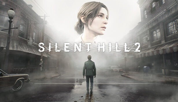 Silent Hill 2 공식 커버 아트
alt: “Silent Hill 2 Xbox + PC 공식 커버 아트 – 호러 게임 장면”
Silent Hill 2 리메이크 아트워크
alt: “Silent Hill 2 리메이크 아트워크 – 분위기 있는 공포 이미지”
Xbox/PC 디지털 배너 이미지
alt: “Silent Hill 2 디지털 다운로드 배너 – Xbox 및 PC 로고 포함”
게임 플레이 어두운 장면 스크린샷
alt: “Silent Hill 2 Xbox/PC 플레이 화면 – 음습한 복도 장면”