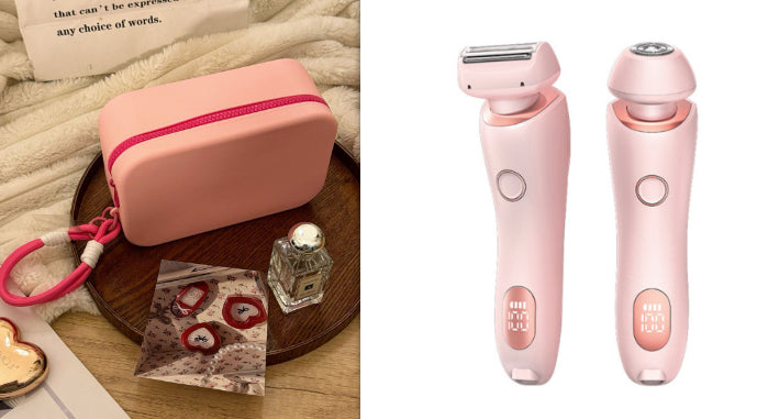 2-in-1 Women Electric Shaver USB Rechargeable Body Hair Remover