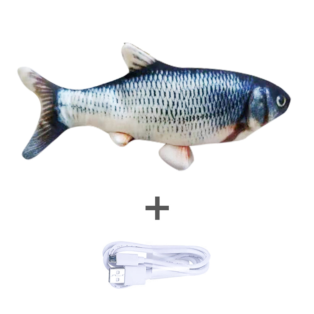 Electric Jumping Fish Cat Toy USB Rechargeable Interactive Fish Toy