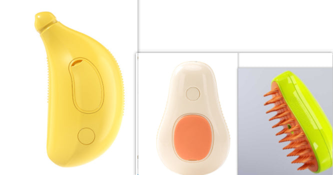 Steam Pet Grooming Brush Electric Self Cleaning Cat Dog Comb