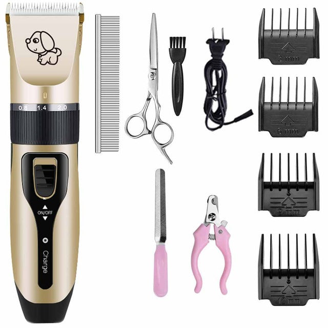 Dog Hair Clipper Pet Grooming Trimmer USB Rechargeable