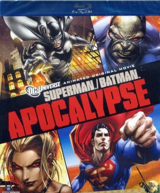 슈퍼맨 & 배트맨 아포칼립스 블루레이 디스크 미국 판