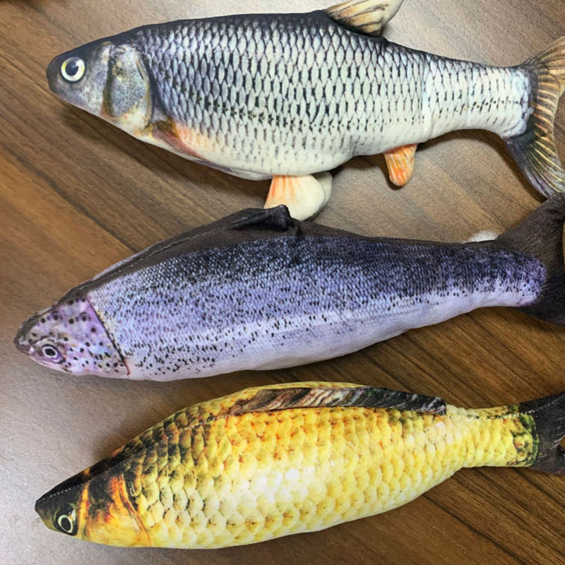 Electric Jumping Fish Cat Toy USB Rechargeable Interactive Fish Toy