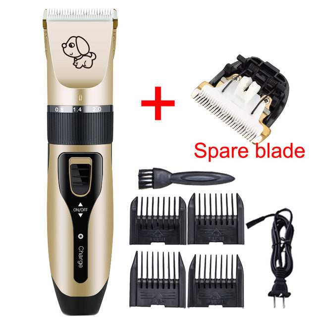 Dog Hair Clipper Pet Grooming Trimmer USB Rechargeable