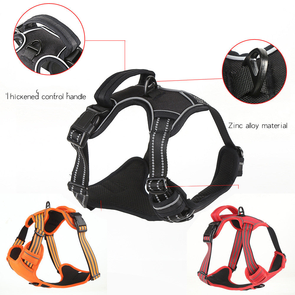 No Pull Dog Harness Breathable Reflective Pet Vest Harness