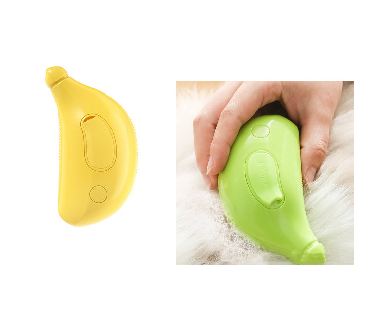 3-in-1 Pet Steam Brush Cat Dog Grooming Comb Hair Remover
