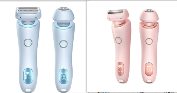 2-in-1 Women Electric Shaver USB Rechargeable Body Hair Remover