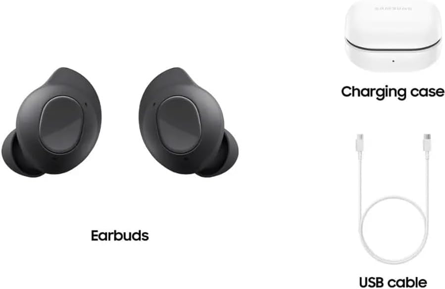 Samsung Galaxy Buds FE Gray Active Noise Cancelling Wireless Earbuds | Samsung Galaxy Buds FE Gray Active Noise Cancelling Wireless Earbuds 