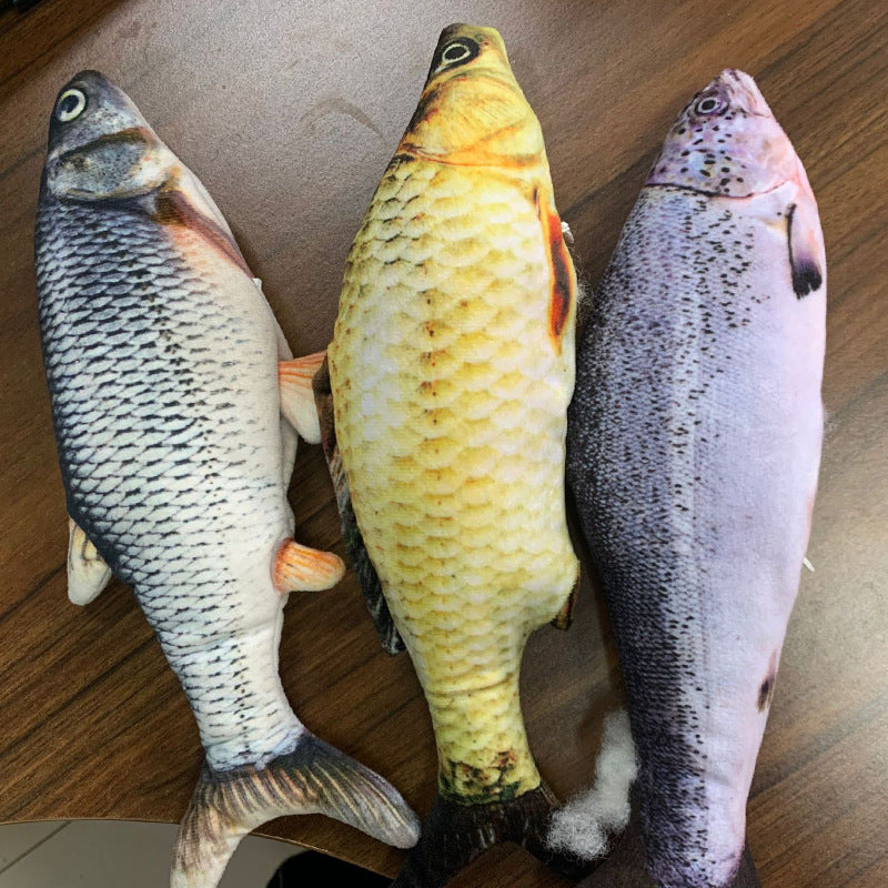 Electric Jumping Fish Cat Toy USB Rechargeable Interactive Fish Toy