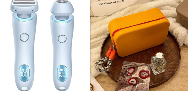 2-in-1 Women Electric Shaver USB Rechargeable Body Hair Remover
