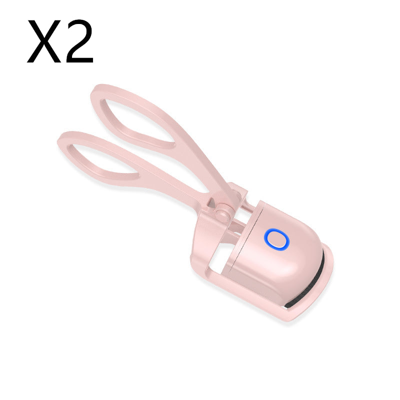 Heated Eyelash Curler USB Rechargeable Electric Lash Curler with Temperature Control