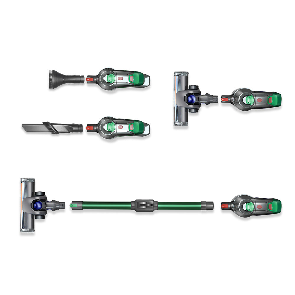 Handheld Wireless Vacuum Cleaner Foldable Tube HEPA Filter Cordless Vacuum