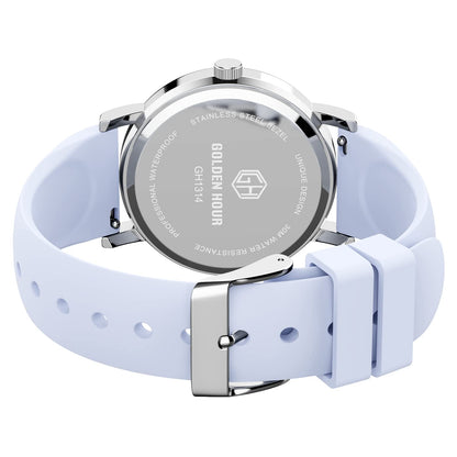 GOLDEN HOUR 방수 간호사 시계 24시간 밀리터리 타임 레드 초침