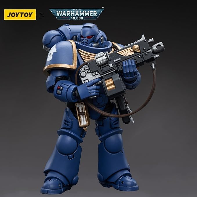 JOYTOY 1/18 워해머 40,000 울트라마린 인터세서 액션 피규어 컬렉션 (4인치)