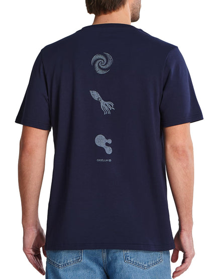 ALLZERO Men's Heavyweight Graphic Short Sleeve T-Shirt Relaxed Fit