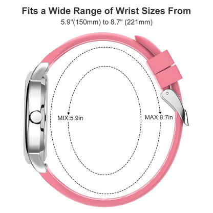 GOLDEN HOUR 방수 간호사 시계 24시간 밀리터리 타임 레드 초침