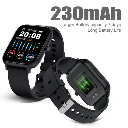 토르잘프 1.83인치 블루투스 스마트워치 IP68 블랙 | Torjalph Fitness Smart Watch