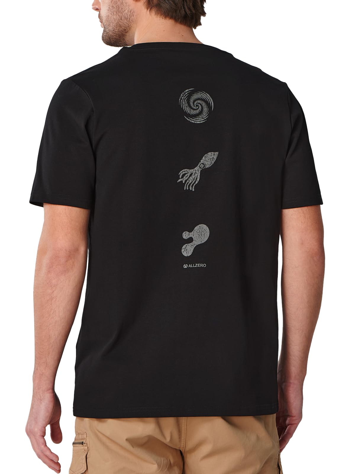 ALLZERO Men's Heavyweight Graphic Short Sleeve T-Shirt Relaxed Fit