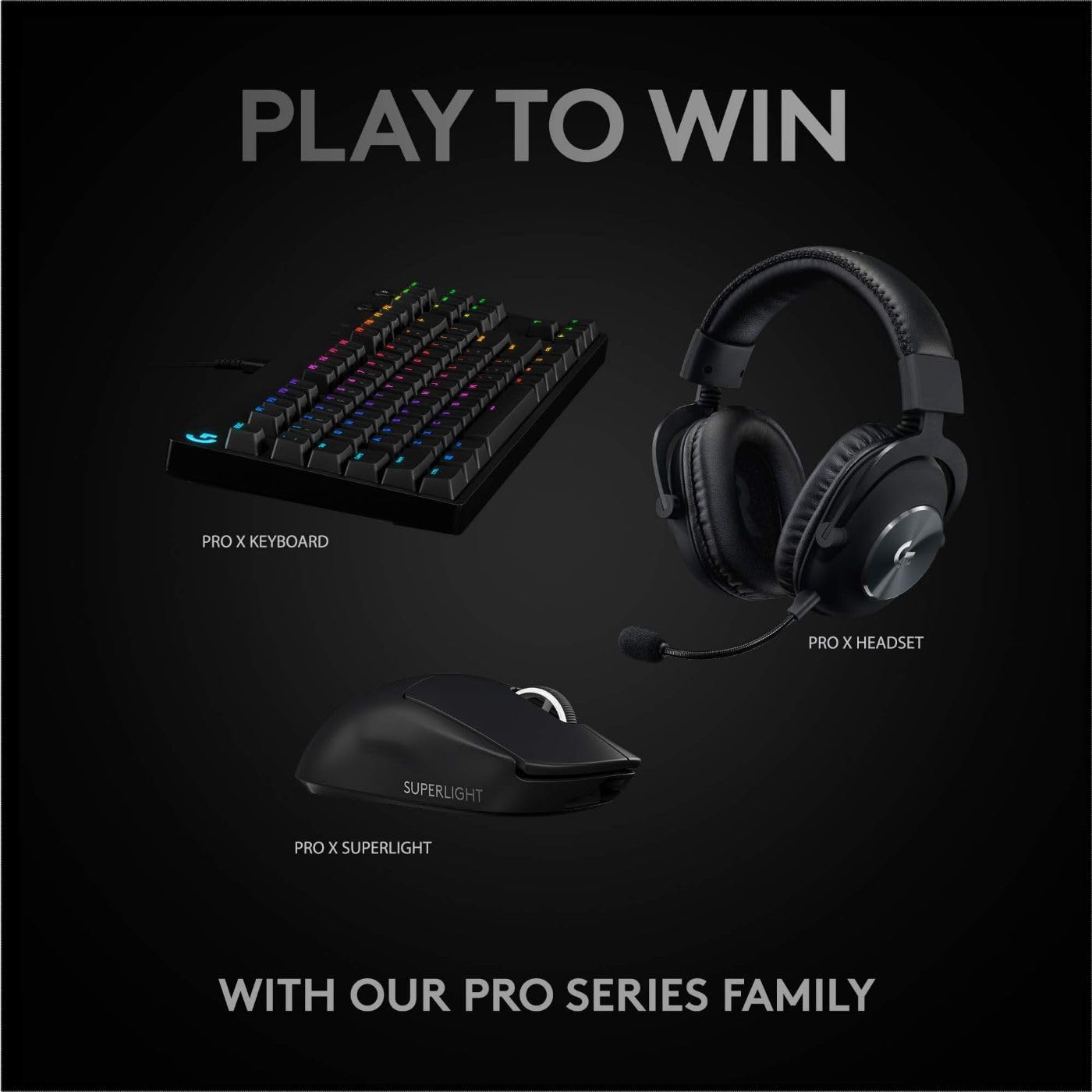 Logitech G PRO X Superlight 무선 게이밍 마우스 블랙