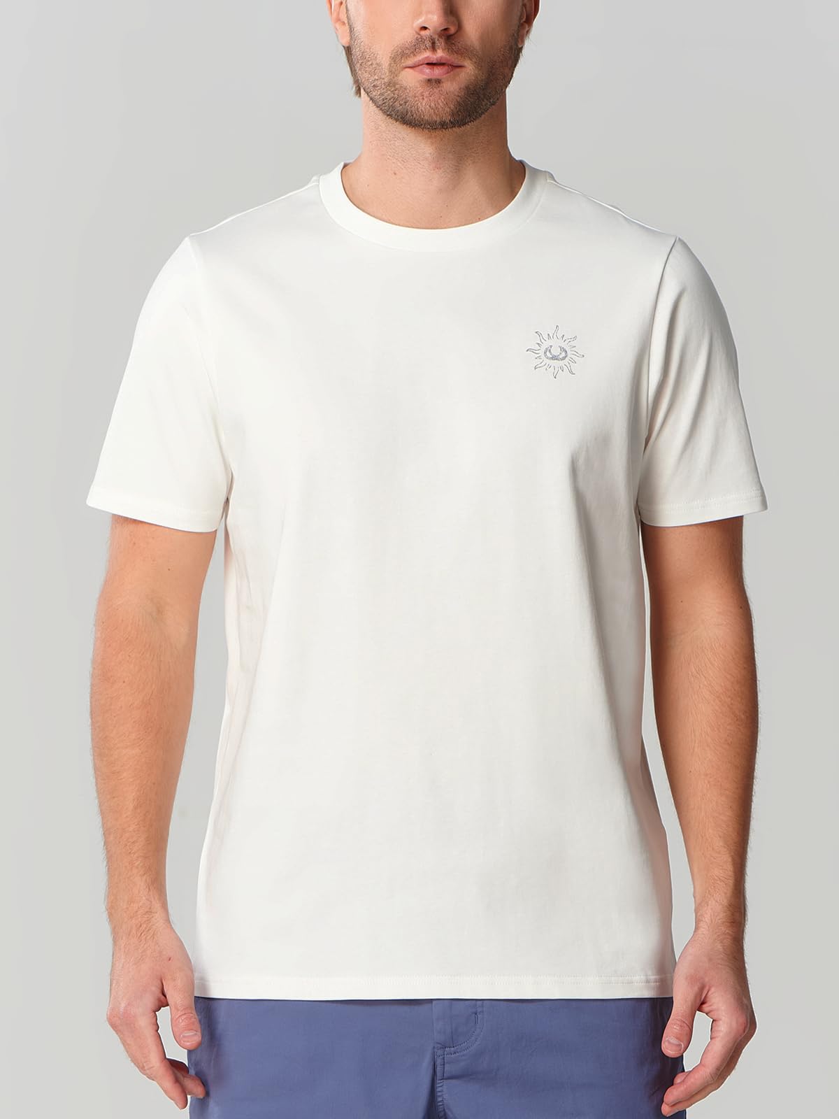 ALLZERO Men's Heavyweight Graphic Short Sleeve T-Shirt Relaxed Fit