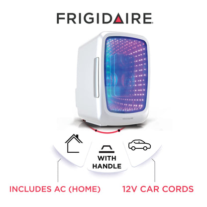 프리지데어 게이밍 LED 미니 음료 냉장고 6캔 4L 스텔스 | Frigidaire Gaming Light Up Mini Beverage Refrigerator