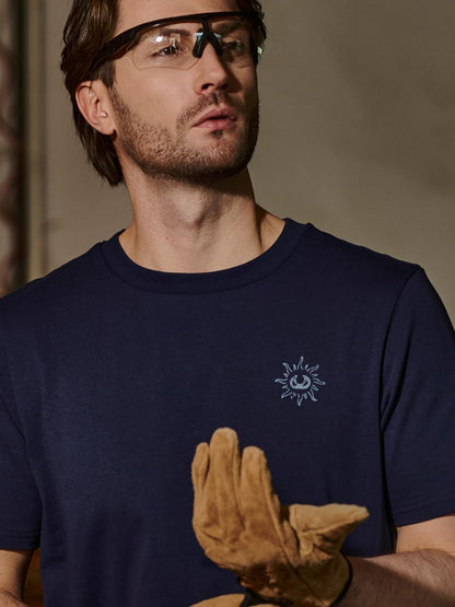 ALLZERO Men's Heavyweight Graphic Short Sleeve T-Shirt Relaxed Fit