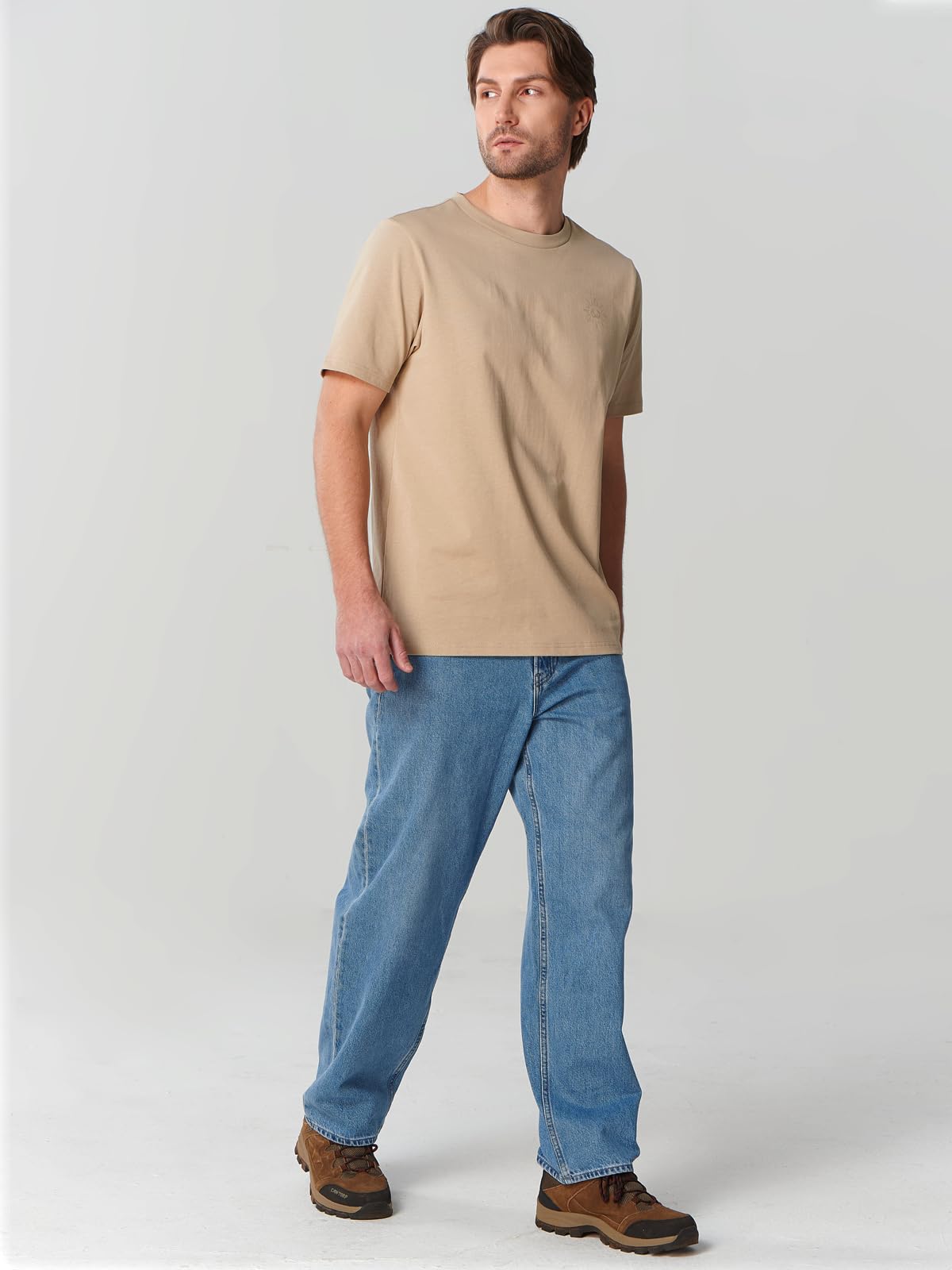 ALLZERO Men's Heavyweight Graphic Short Sleeve T-Shirt Relaxed Fit