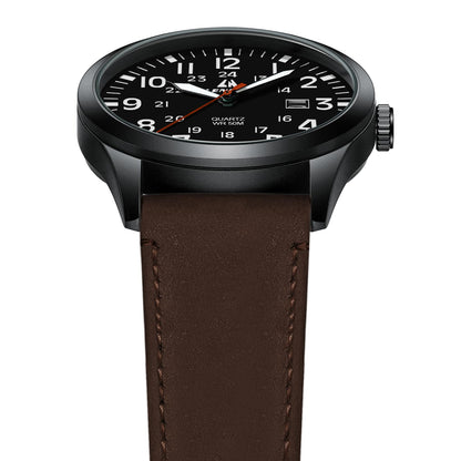 엘엔 렌친 밀리터리 스포츠 42mm 나일론 스트랩 시계 | LN LENQIN Tactical Quartz Watch