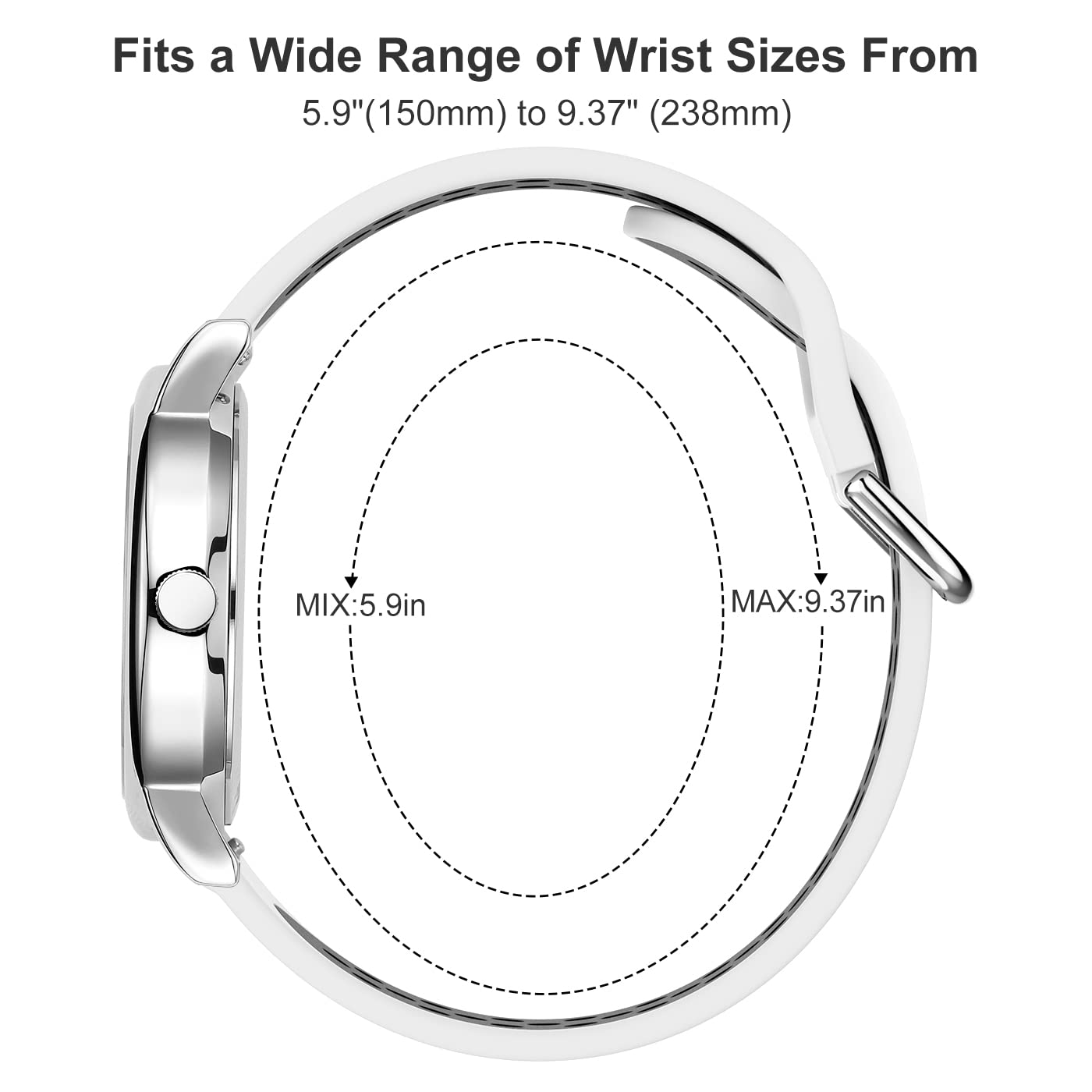 GOLDEN HOUR 방수 간호사 시계 24시간 밀리터리 타임 레드 초침
