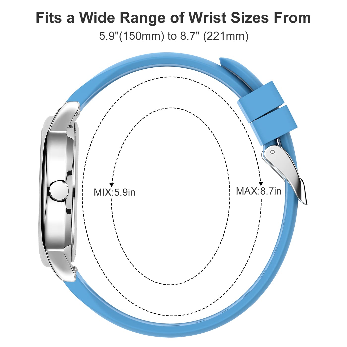 GOLDEN HOUR 방수 간호사 시계 24시간 밀리터리 타임 레드 초침