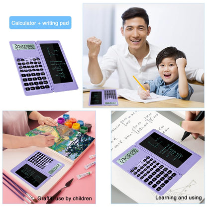 iPepul 레드 공학용 계산기 노트패드 일체형 10자리 대형 화면