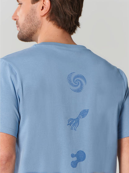 ALLZERO Men's Heavyweight Graphic Short Sleeve T-Shirt Relaxed Fit