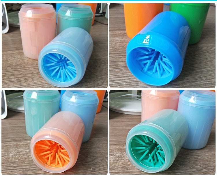 Automatic Pet Paw Cleaner Cup Silicone Dog Cat Foot Washer