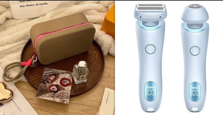 2-in-1 Women Electric Shaver USB Rechargeable Body Hair Remover