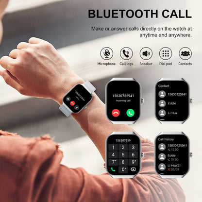 Soudorv T70-2026 1.91-inch Smartwatch Black Bluetooth Call IP68 Smart Watch 2026 NEW 1.91" Smartwatch for Men Women 