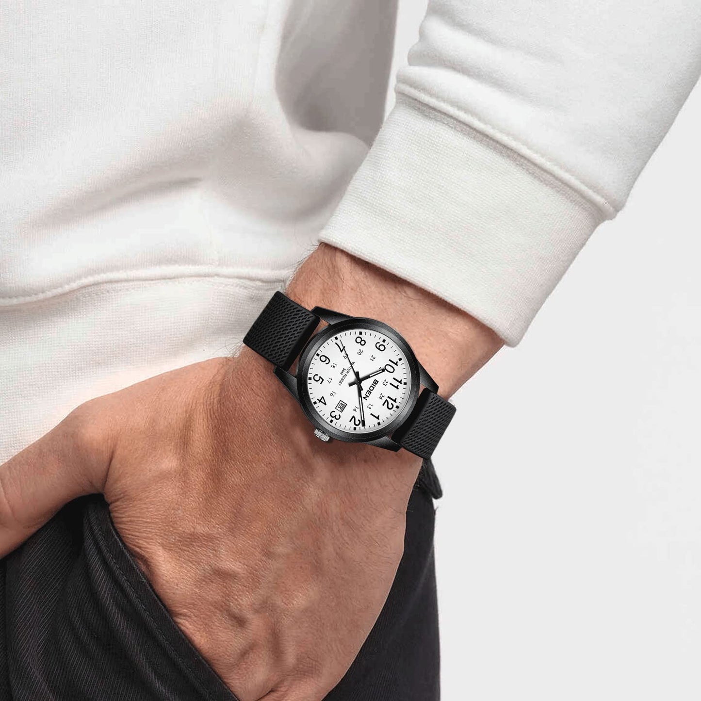 엘엔 렌친 아날로그 스포츠 30M 방수 유니섹스 너스 워치 | LN LENQIN Quartz Nurse Watch