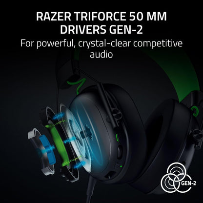 Razer 레이저 블랙샤크 V3 X 하이퍼스피드 Xbox용 무선 게이밍 헤드셋 블랙