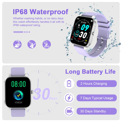 토르잘프 1.83인치 블루투스 스마트워치 IP68 블랙 | Torjalph Fitness Smart Watch