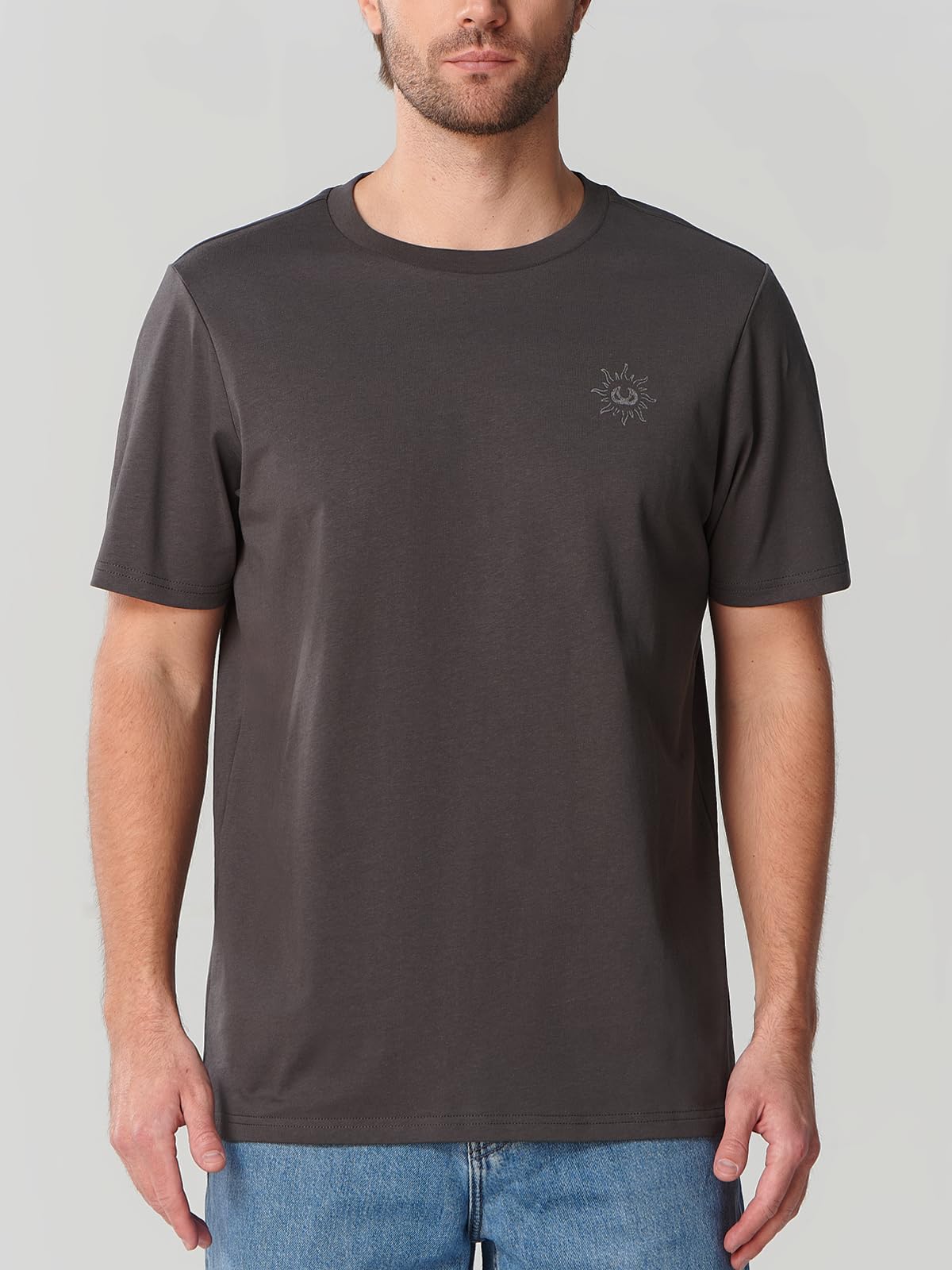 ALLZERO Men's Heavyweight Graphic Short Sleeve T-Shirt Relaxed Fit