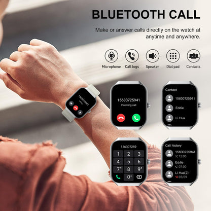 Soudorv T70-2026 1.91-inch Smartwatch Black Bluetooth Call IP68 Smart Watch 2026 NEW 1.91" Smartwatch for Men Women 