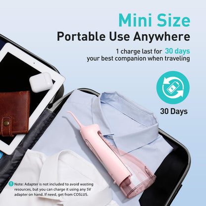 코슬러스 COSLUS C20 휴대용 무선 구강세정기 300ml