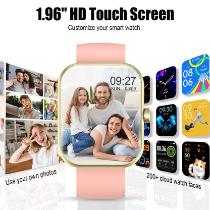 Coucur 2026 1.96인치 스마트워치 블루투스 통화 IP68 방수